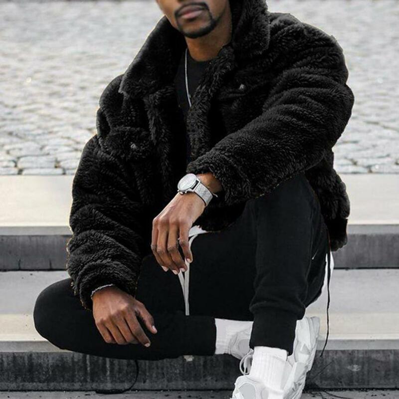Jaket pria, jaket musim dingin sederhana gaya Hip-hop fantastis, mantel santai untuk pakaian sehari-hari