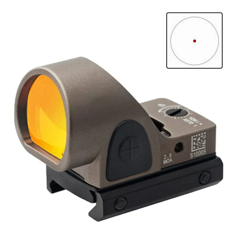 Doppia base anti-vibrazione red film sight trasmissione ad alta luce per Glock G17/19/22/23/26/27/34/35/37/41