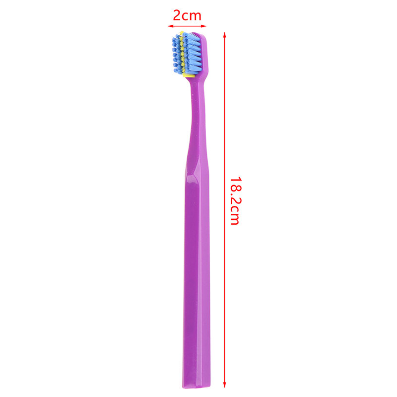 Escova De Dentes De Cerdas Macias Para Adultos Escova De Dentes Dentária, Aparelhos Ortodônticos, Limpo, 1Pc