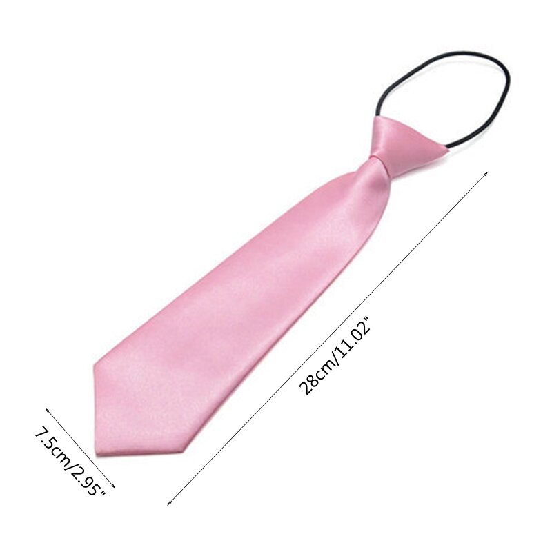 Children Elastic Tie Necktie Uniform Ties Decorative Long Skinny Tie Casual All-Match Necktie JK Uniform Tie Knot Drop Shipping