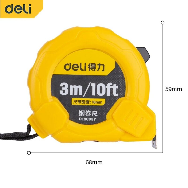 Deli High Quality Tape Measure 3/5 Meters A Variety Of Precision And Durable Measuring Ruler Measuring Tape Precise And Clear
