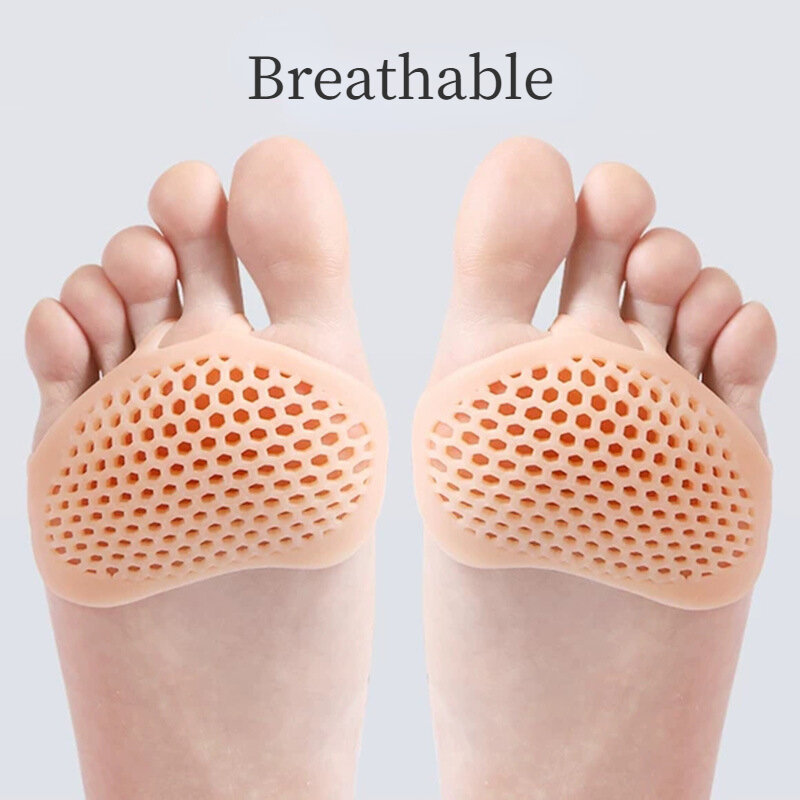 Silicone Soft Pads High Heel Shoes Gel Insoles Slip Breathable Health Foot Care Relief Insole Insert Shoes Accessories 1/2/3pair