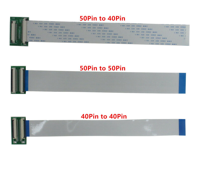 Carte adaptateur de câble d'extension d'écran LCD TTL, 200mm, 50 ou 40 broches
