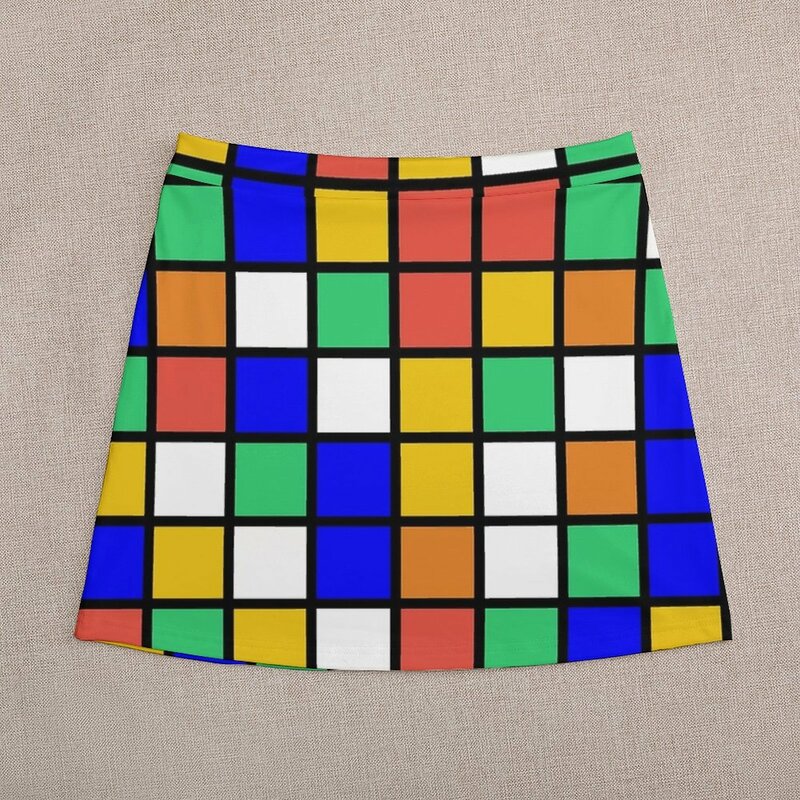 Cubies Background Mini Skirt shorts korean style clothes