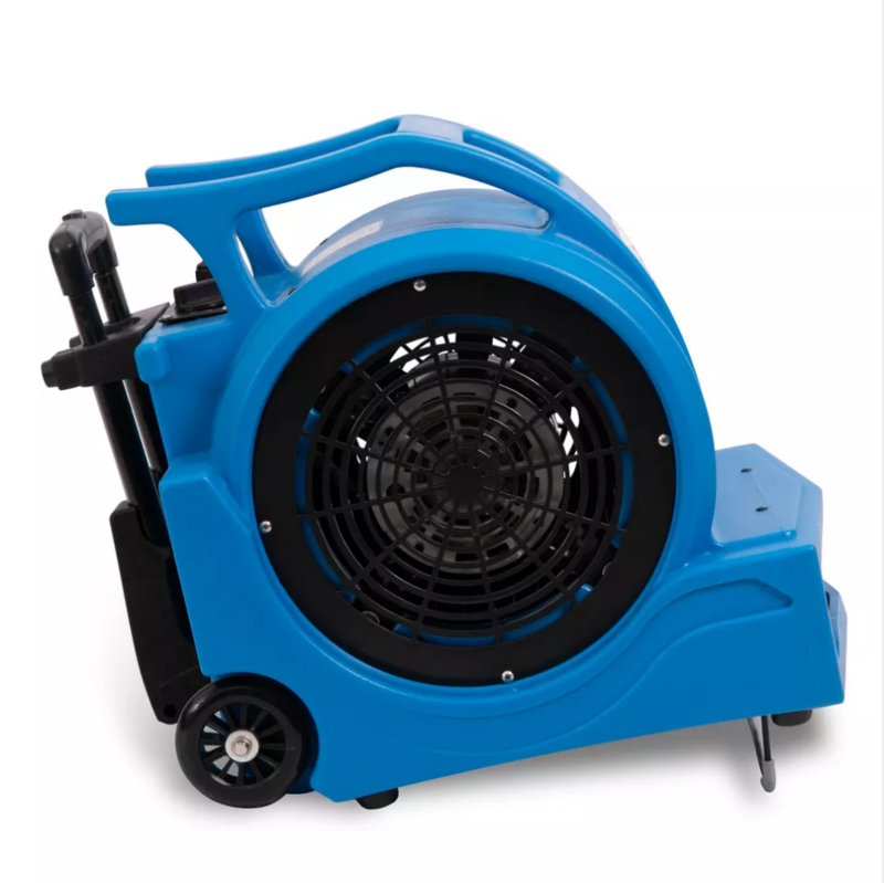 Air Mover-secador de alfombras, ventilador de suelo, ventilador de refrigeración de aire con mango y Kit de rueda, 1HP, 4000CFM