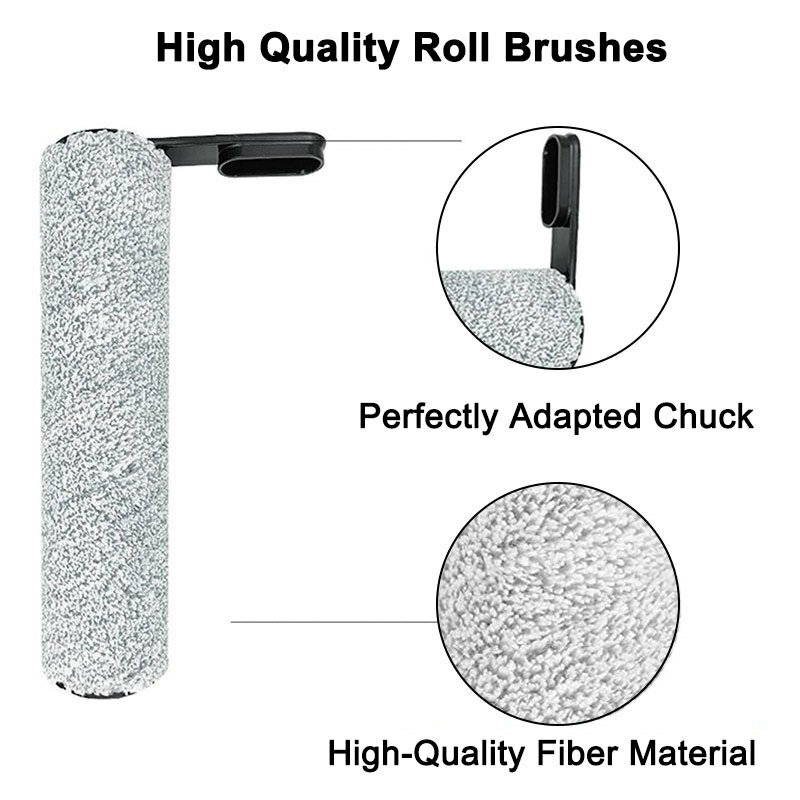 For Tineco Floor ONE S5 Soft Roller Brush and Hepa Filter Wet and Dry Wash Accessories Roller Brush Filter Vacuum Cleaner Parts