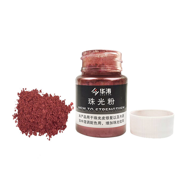 Materiale per la riparazione della pelle pigmento in pelle perlescente polvere perlescente rosa pasta colore polvere perlescente polvere flash g