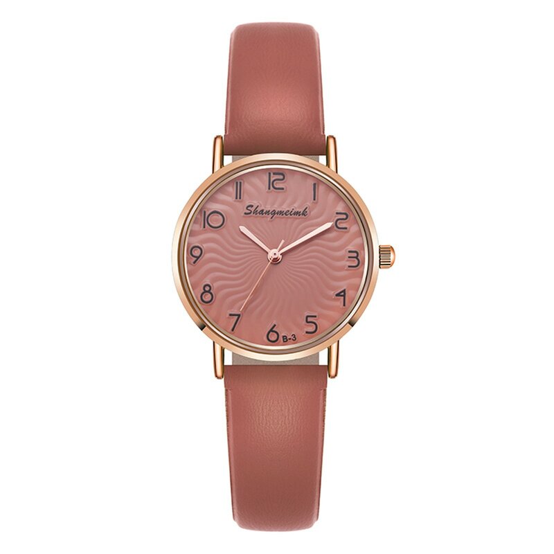 Relojes Vintage para hombre y mujer, pulsera de cuarzo resistente al agua de alta calidad, con correa de cuero, femenino