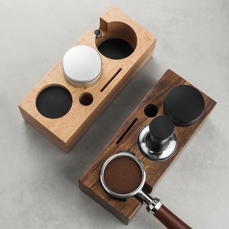 /58mm Kaffee Stampfer Matte Ständer Sieb träger Halter Rack für Brevi lle Salbei Delonghi Espresso Maker Werkzeuge Barista Zubehör