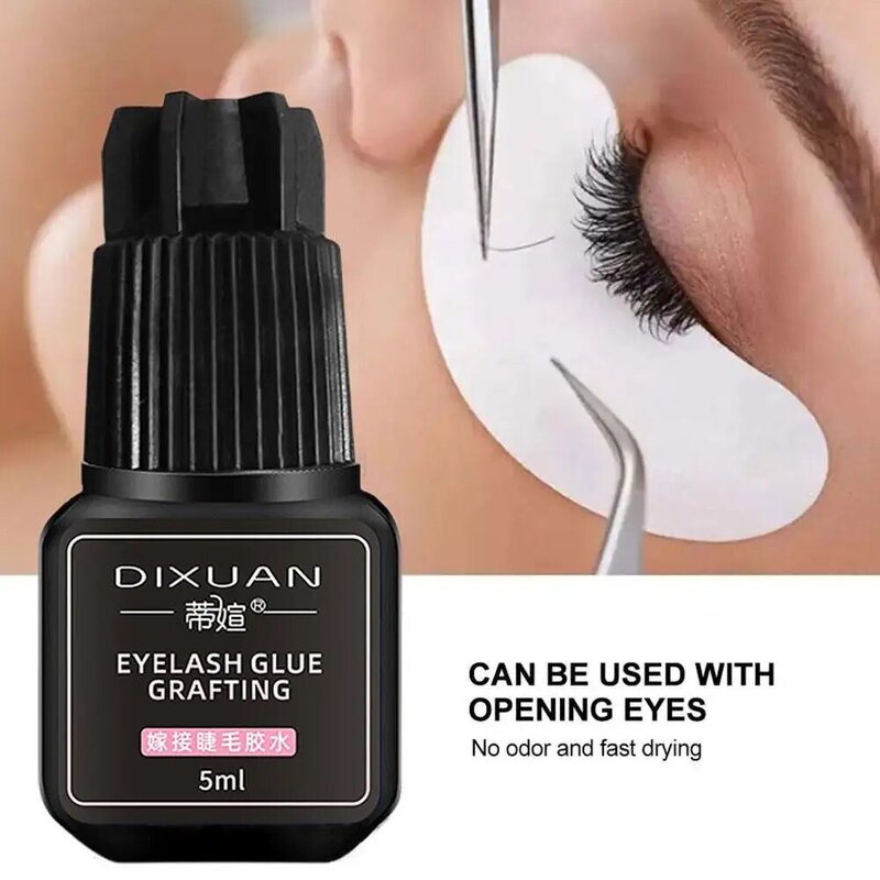 Waterproof Eyelashes Extension Glue Long Lasting Grafting Adhesive Glue Glue Black Lashes Makeup Tools Irritant Drying Quic X0U2