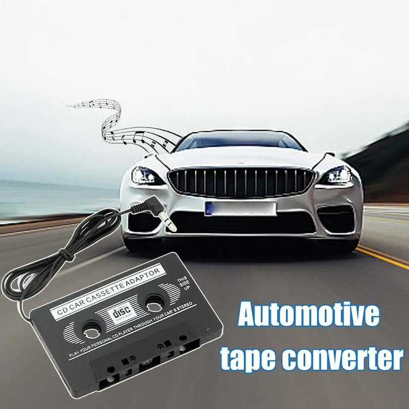 Universal Car Cassette Tape Adapter Cassette Mp3 Player Converter 3.5mm Jack Plug For iPod For iPhone AUX Cable CD Player
