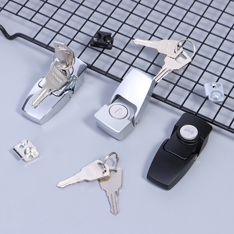 Dk604 serratura con fibbia serratura a levetta di sicurezza per cassetto con chiusura a scatto in acciaio inossidabile con due chiavi