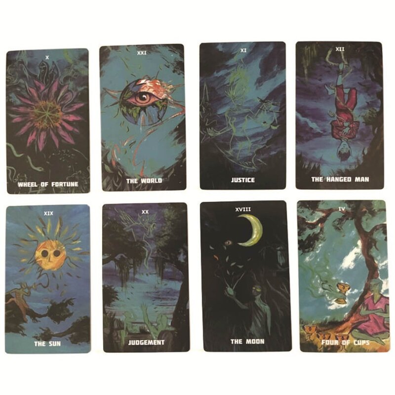 The Vivid Spirit Tarot Deck Paper juegos de cartas manuales, 12x7cm