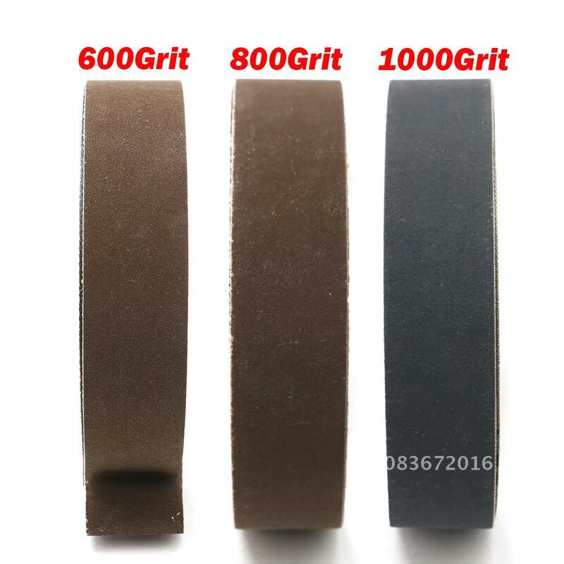 30" Sanding Sander Belts 600 800 1000 High Grit Polishing Aluminum Oxide Width 25 Mm/1" Length 762 Mm/30" Sanding Belt 15PCS
