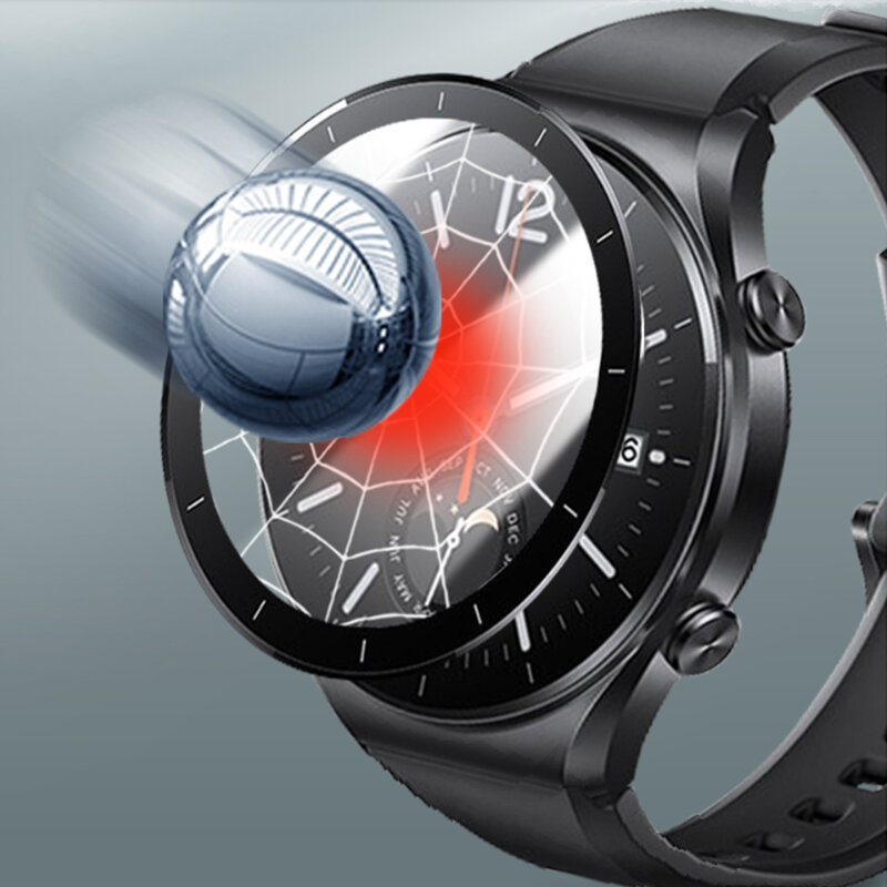 20D منحني حافة فيلم واقية ل شاومي Mi ساعة S1 ساعة ذكية حامي الشاشة غطاء ل شاومي Mi ساعة S1 (وليس الزجاج)