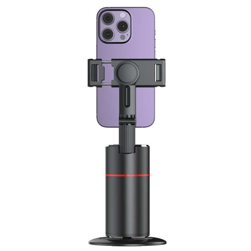 Tripé sem fio Selfie Stick para transmissão ao vivo, rastreamento facial inteligente, luz de preenchimento removível, suporte do telefone, estabilizador, novo