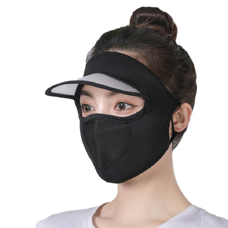 Летняя Солнцезащитная шелковая маска с защитой от УФ-лучей, Солнцезащитная вуаль для лица с полями, уличные велосипедные солнцезащитные шапки, кепки
