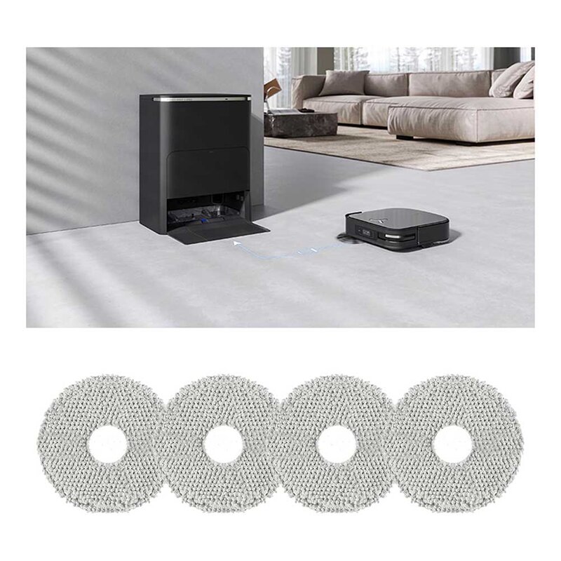 For Ecovacs X2 Omni / X2 Pro / X2 Attachment Main Side Brush Cover Hepa Filter Mop Cloths Dust Bag Spare Parts