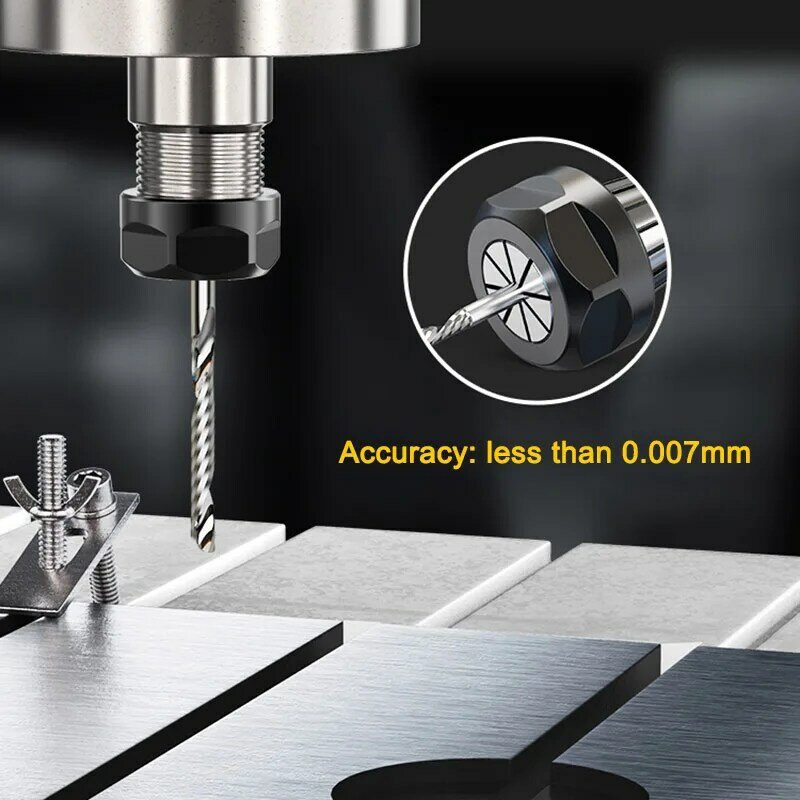 CNC彫刻機用の高精度スプリングコレットチャック,スピンドル旋盤用のツールホルダー,32のコレット,3mm, 4mm, 5mm, 6mm, 7mm 8mm-32mm、aaa