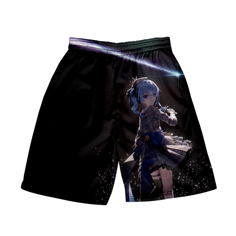 HOLOLIVE VTuber Hosimati Suisei Anime Short Pants Beach Shorts Women Men Streetwear 3D Pants