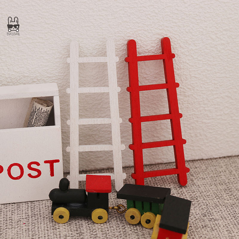 1:12 миниатюрная деревянная лестница для кукольного домика