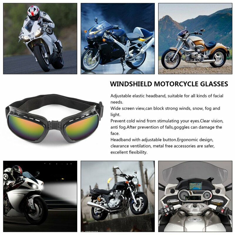 Hot 3 Kleuren Multifunctionele Motorbril Anti Glare Motorcross Zonnebril Sport Skibril Winddichte Stofdichte Bril