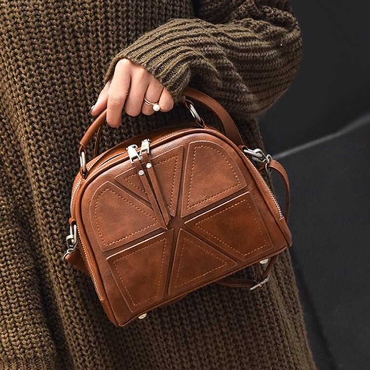 Bolso de mensajero con borla para mujer, bolso de mano de cuero PU, bolso de hombro informal, pieza de moda