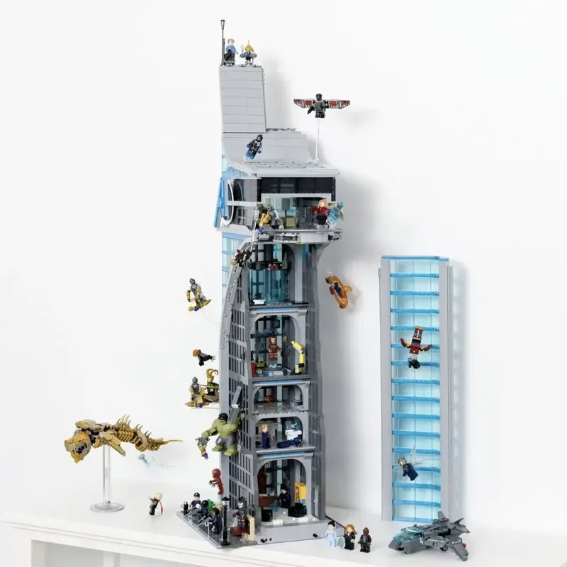 Battle Tower Modular Model Building Block, Assembly Brick, Classic Tower Architecture Brinquedos para Menino, Presentes de Natal, 76269, 5201pcs