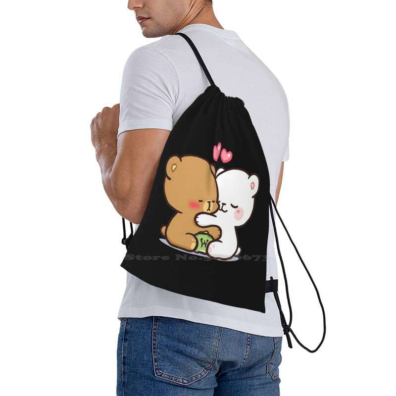 Funny Cartoon Couple , Cute Gift For Men And Women , Gift For Fans Hot Sale Backpack Fashion Bags Funny Cartoon Couple Cute New
