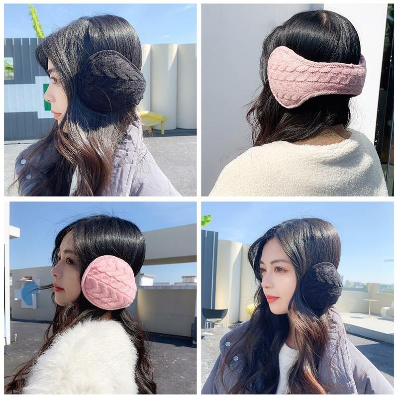 Winter Thickened Plush Earmuffs for Men Women Outdoor Cycling Skiing Motorcycle Warm Comfortable  Windproof Ear Protector Cover