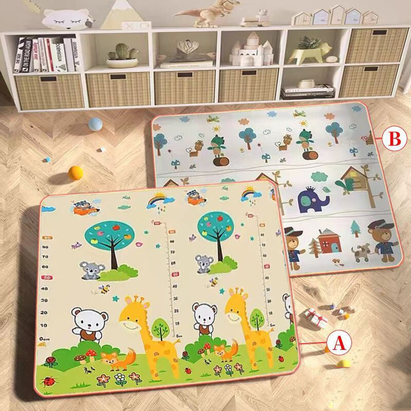 Non-toxic Environmentally Friendly Thicken Baby Crawling Play Mats Folding Mat Carpet Play Mat for Children's Safety Rug Gifts