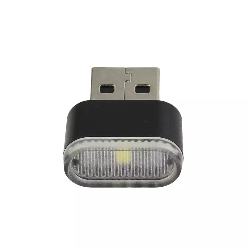Mini lumière LED pour voiture, lumière ambiante, lampe lumineuse, compacte, escales au néon, USB, durable, accessoires, 1 pièce