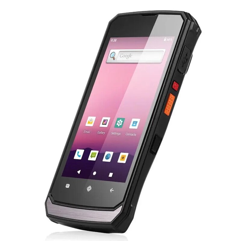 Pemindai kode batang Android 14 rfid, nirkabel genggam produsen 5 inci antiguncangan tablet kasar