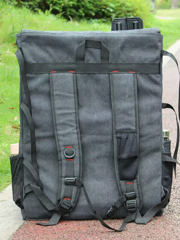 MoeTron 아티스트용 대용량 아트 포트폴리오 가방, 두꺼운 캔버스 아트 가방, A2 드로잉 보드 아트 용품 가방