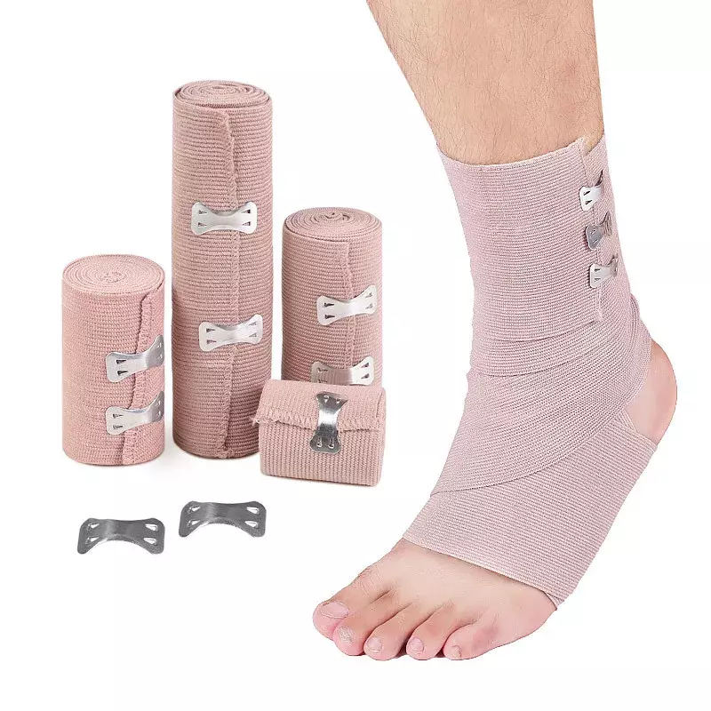 1 Rolo Alta Elastic Bandagem Ferida Dressing Outdoor Sports Entorse Tratamento Bandagem Para Kits de Primeiros Socorros Acessórios