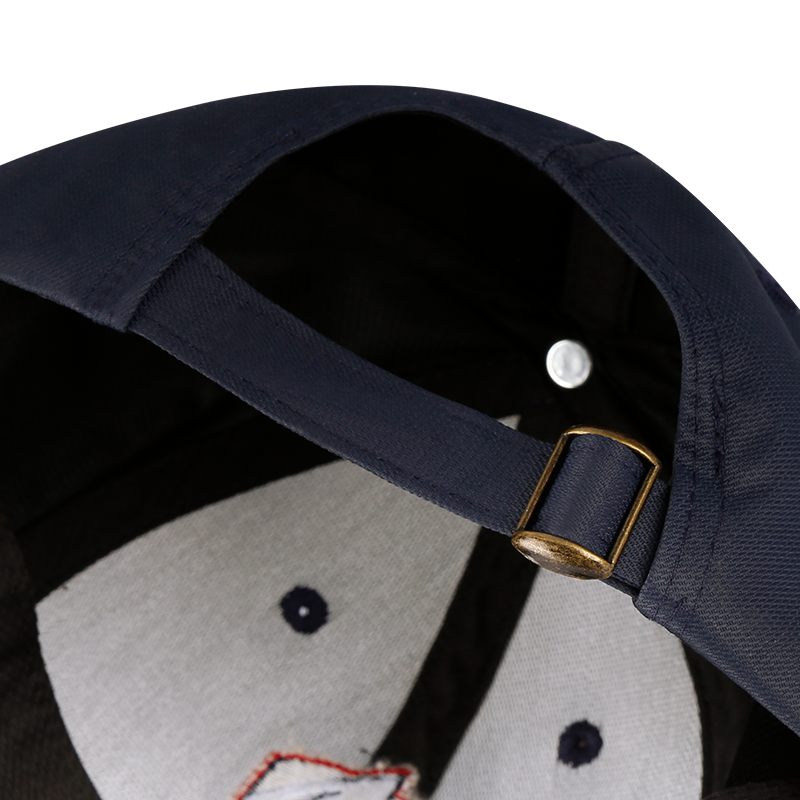 Cappello da sole equestre con Logo a cavallo di colore blu marino che guida l'attrezzatura per il pilota del cappello solare