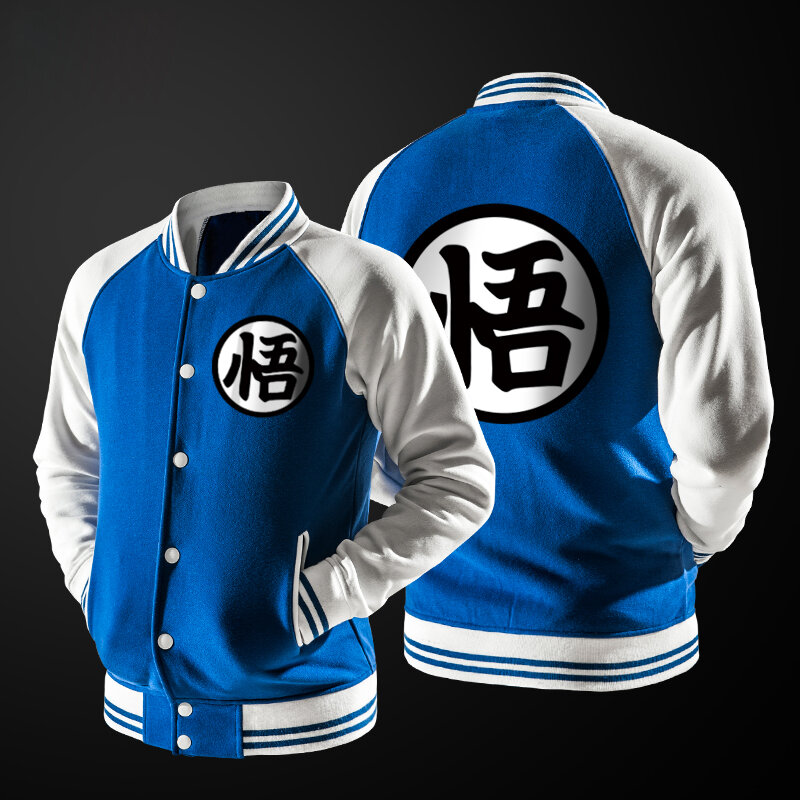 Anime Cosplay Baseball Jacket Jas College Casual Sweater Jas Man