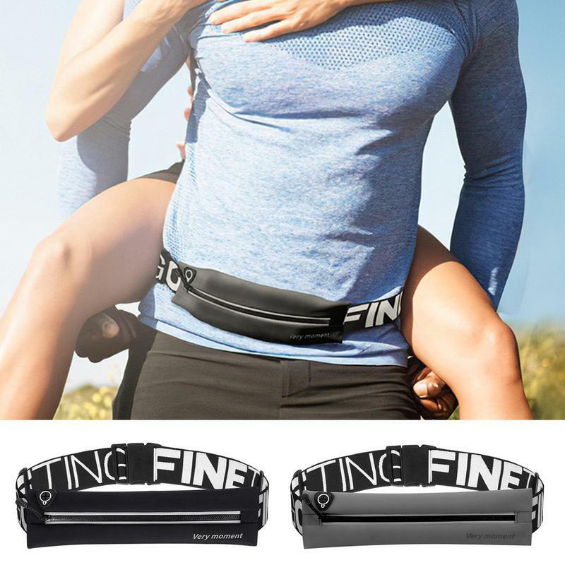 Running Fanny Pack Waist Pack Bag Hiking Cycling Workout Reflective Runners Jogging Pocket Belt Travelling Money Phone Holder