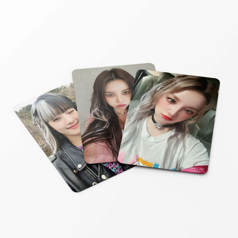 55pcs/set Kpop GIDLE INEVER DIE I DO Lomo Cards (G)I-DLE Album Girls I Burn Photo Card Postcard Fans Gift 2023