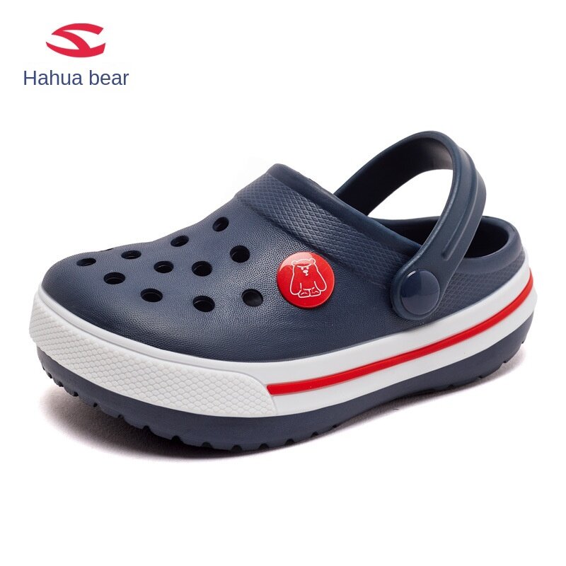 Anak perempuan laki-laki NEON LED lampu musim panas bagal sandal bakiak sandal sepatu untuk anak laki-laki bayi perempuan ukuran EUR28 29 30 31 32 33