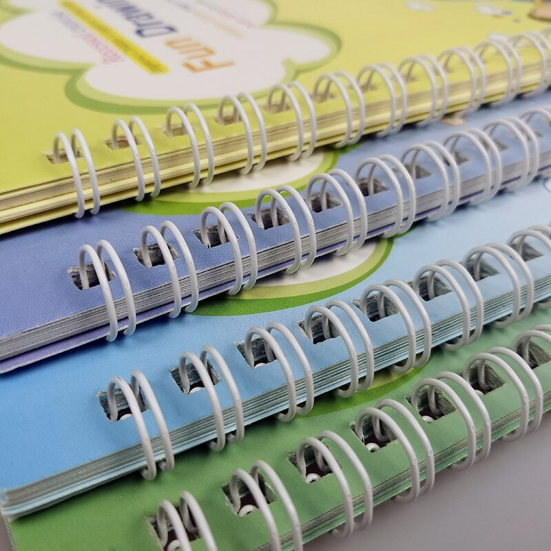 SANK Montessori قابلة لإعادة الاستخدام ماجيك كتاب الخط كتاب الأطفال دفتر للخط اليد الكتابة الكتابة الهدايا
