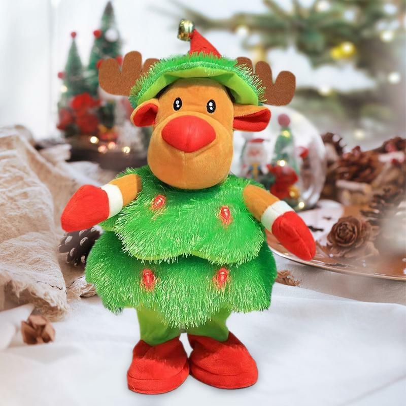 Árvore De Natal Elétrica Para Crianças, Árvore De Natal Divertida, Brinquedos De Canto, Decoração De Boneca, 13,7 in