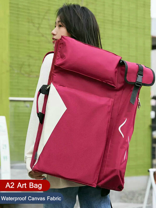 Модная большая сумка A2 для творчества, набор для рисования 4K, водонепроницаемый художественный рюкзак для творчества, товары для творчества