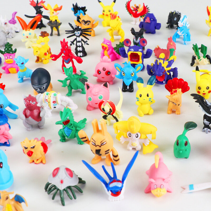 144 스타일 포켓몬 피규어 장난감, 애니메이션 피카츄 액션 피규어 모델, 장식 장식 수집 장난감, 어린이 크리스마스 선물