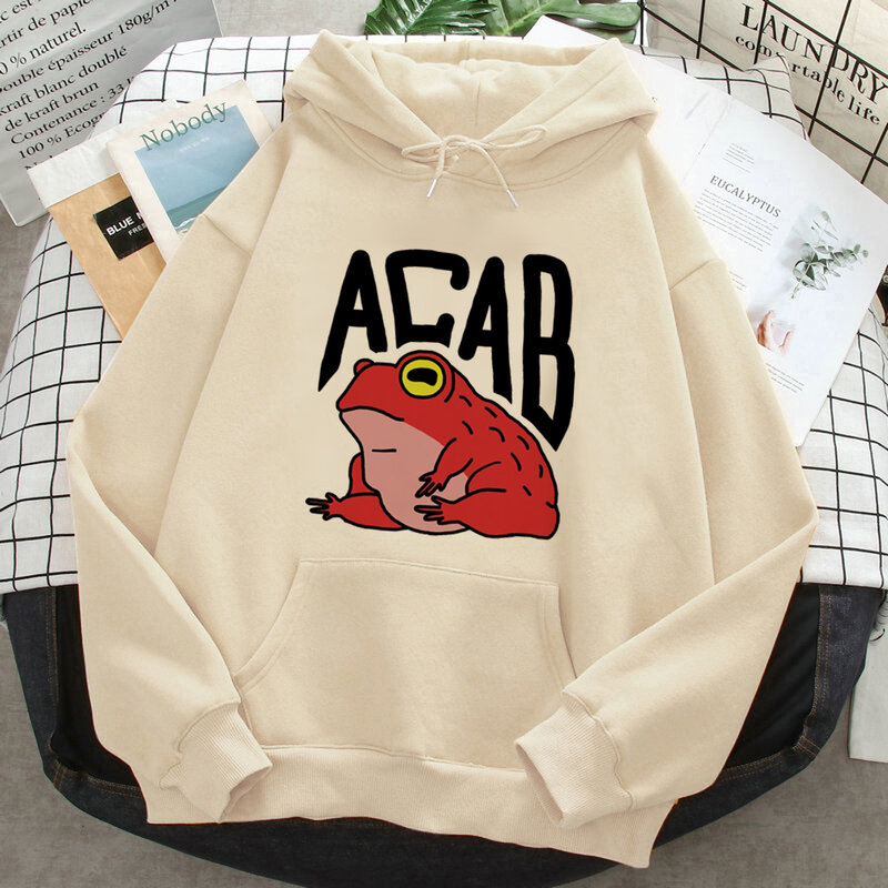 Acab hoodies women sweat y2k japanese Fleece anime sweater women graphic clothing
