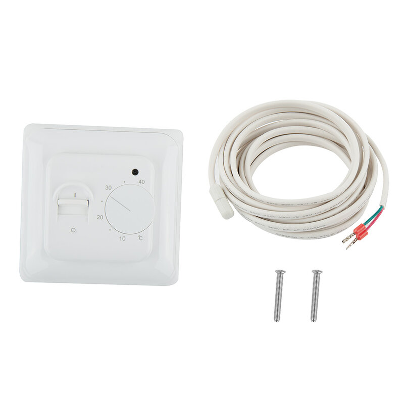 Sensore cavo termostato termostato pavimento colore bianco 16A sensore di pavimento elettrico riscaldamento sistema di riscaldamento domestico