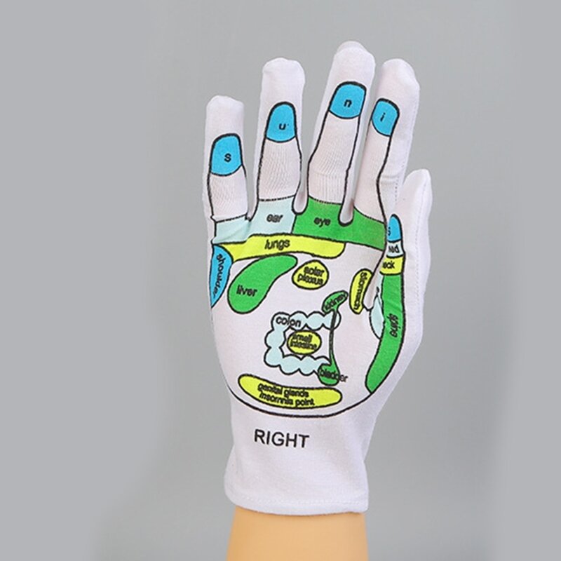 Akupressur-Reflexzonenmassage-Handschuhe, Hand-Spa, spitze Reflexzonen-Handtherapie-Werkzeuge