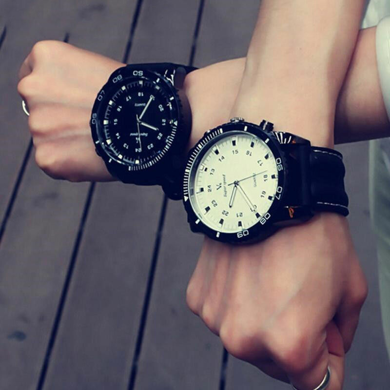 Korean Three-dimensional Silicone Watch Men's Sports Large Dial Neutral Wrist Watch Korean Reloj Hombre