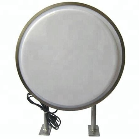 Blank  double sides outdoor round led light box