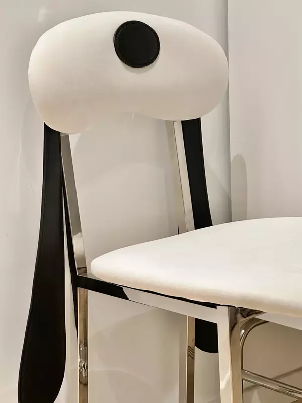 Dog backrest chair dining chair makeup home bedroom children's room designer simple dining table cartoon chair